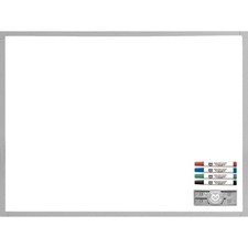 MAGNA VISUAL Dry Erase Board,Magnetic,24"x36" 49AV19