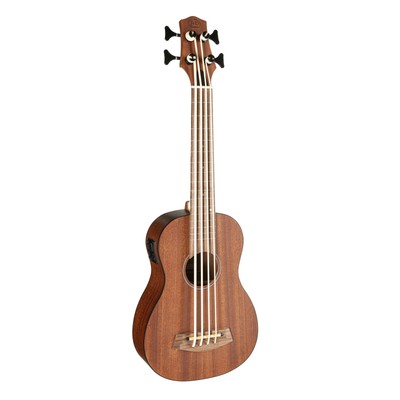 J&D UK-BM1R FL, Fretless Bass Ukulele, Bass-Ukulele, Musikinstrument