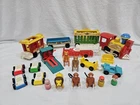 Vintage Fisher-Price Play Family Circus Train #991 with Little People & Animals
