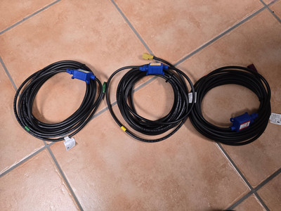 3 Rogowsky Spulen L1 L2 L3 LEM ART-B22-D125 Weidmüller RCMA-B22-D125 NEU PROFI