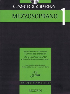 Cantolopera Mezzo-Soprano 1 Vocal Piano Classical Sheet Music Ricordi Book CD
