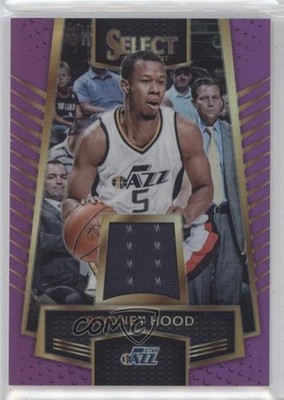 2016-17 Panini Select Swatches Purple Prizm 36/99 Rodney Hood #59 w5c