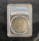1921-S PCGS Morgan Silver Dollar Harshly Cleaned AU Detail