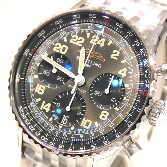 BREITLING Navitimer B02 Cosmonaute Platinum Bezel PB02302A1B1A1 Unused 41mm image 3