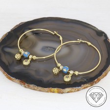 SONDERAKTION WERT 1.360,- Creolen Ohrringe 585 Gold 14k 14 KT 45mm XXYY