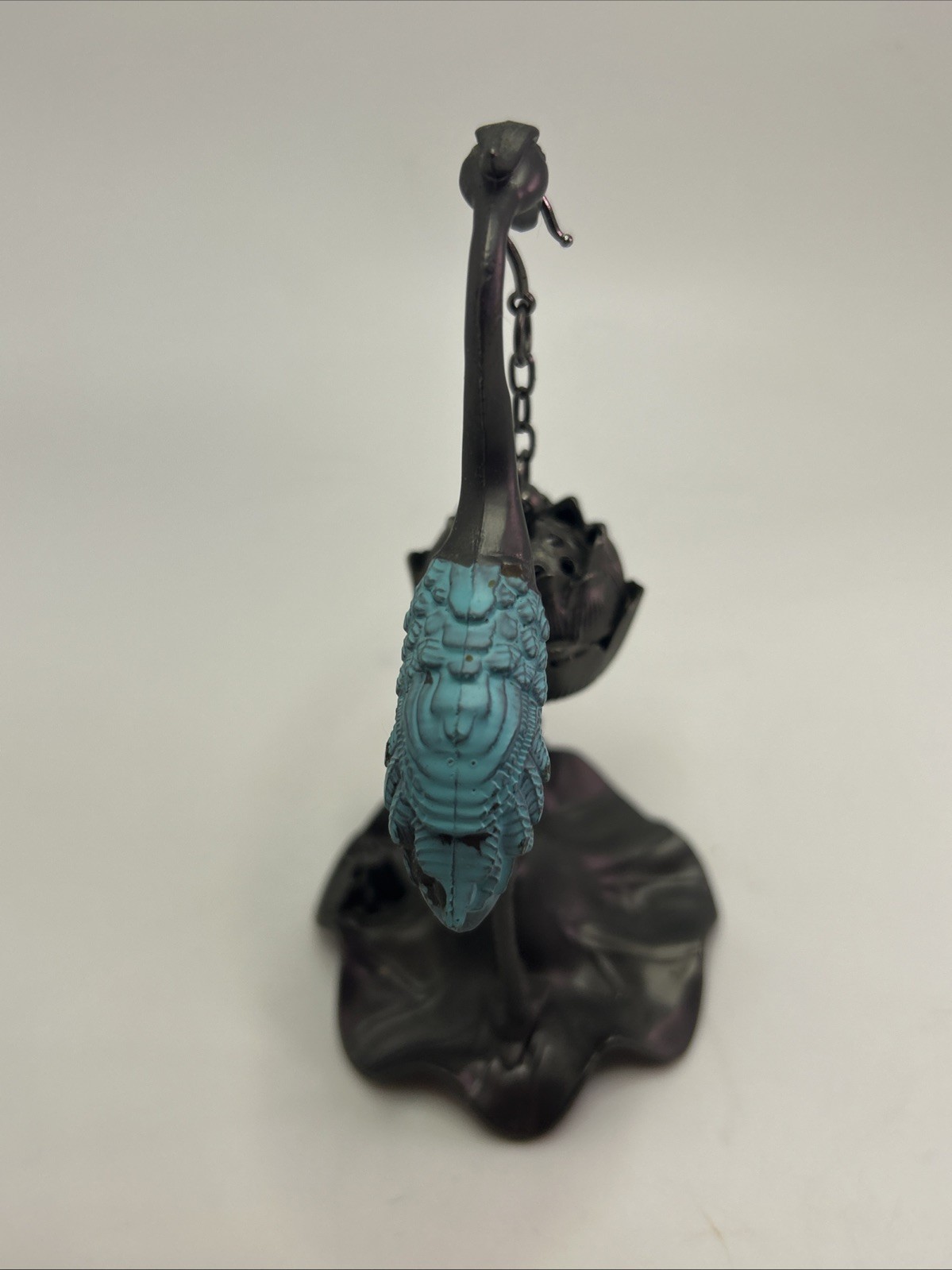 5” Crane Censer Incense Holder for Cone Decoration Desk Hanging Incense Burner