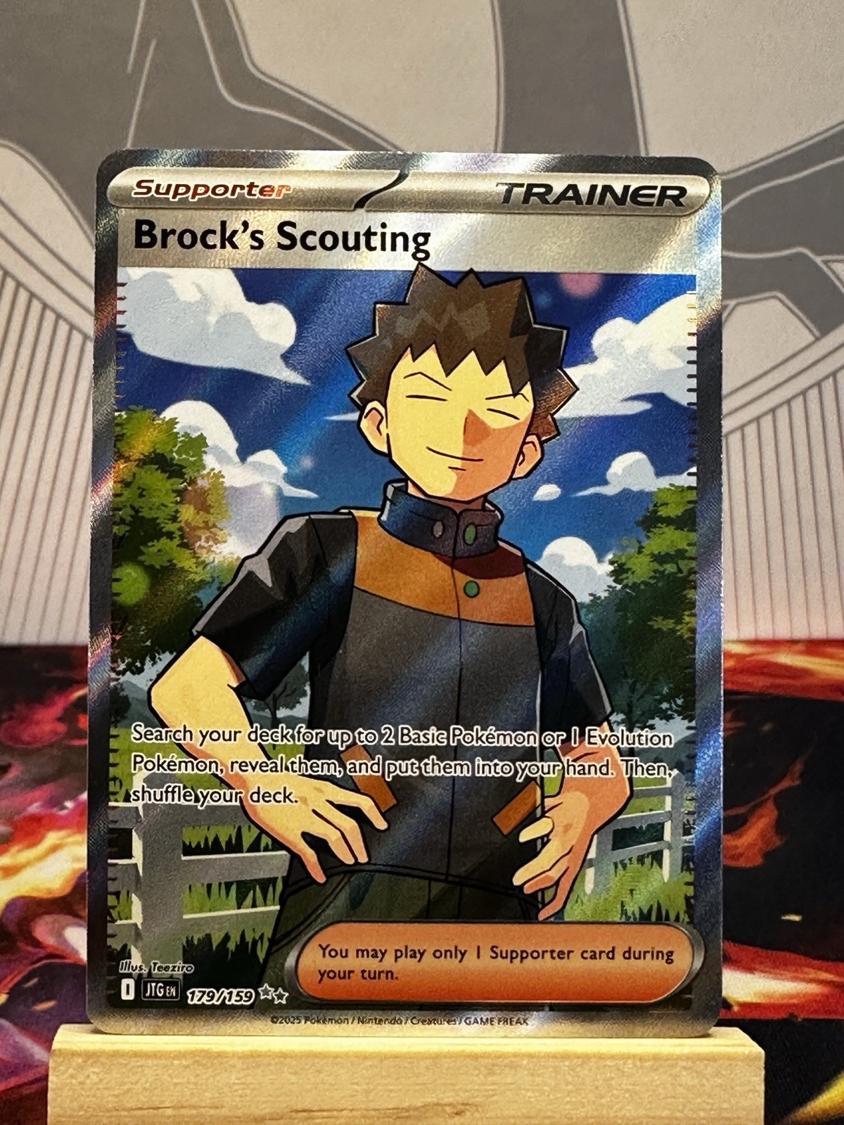 Brock’s Scouting Full Art! 179/159 Journey Together NM-M