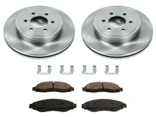 For 2003-2004 Dodge Dakota Brake Pad and Rotor Kit Front 41268TJDN Brake Rotor