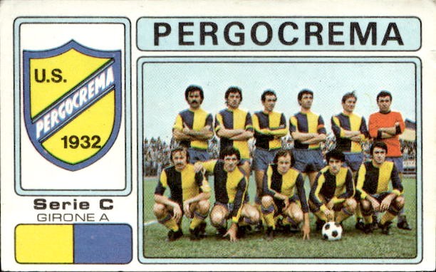 Figurina Calciatori Panini 1976/77 # 542 Pergocrema Serie C Girone A