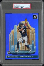 2024 Panini Donruss Downtown! Rome Odunze #15 Oversize PSA 9
