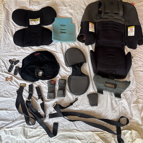 Diono Radian RXT Lot - Infant Pads , Rear Facing, Cover, Shoulder Chest Pads