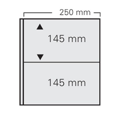 5x SAFE 7352 Ergänzungsblätter für 2 Banknoten bis 250 x 145 mm I vom Hersteller