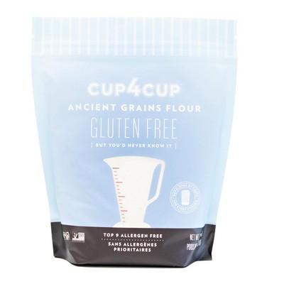 Cup4Cup Gluten Free Ancient Grains Flour 1 Pound Dairy Free Non GMO Kosher