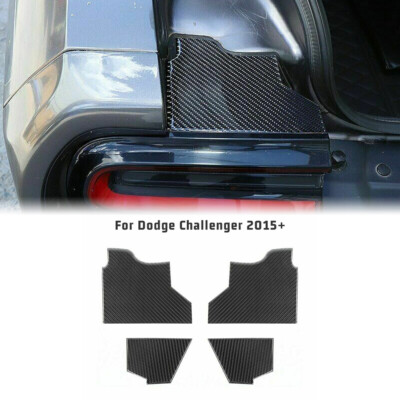 Kofferraum-Stoßstangenschutz aus echtem Carbon für Dodge Challenger Zubehör