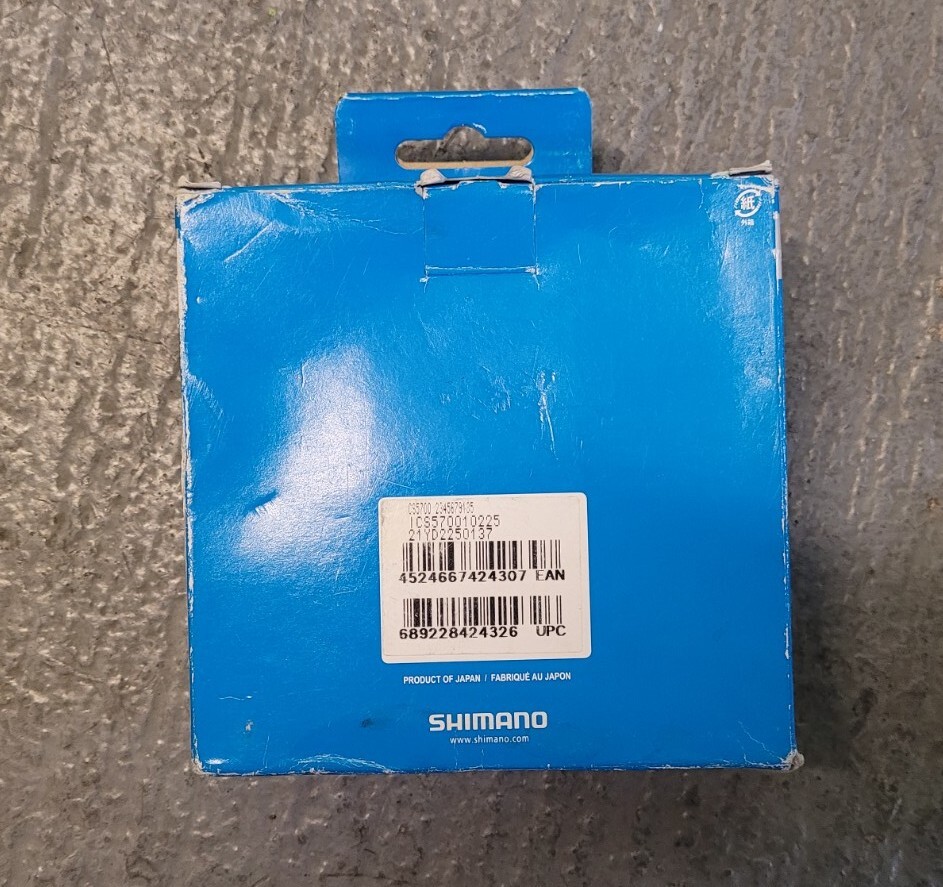 Shimano 105 CS-5700 10-Speed Cassette 12-25T, road bike