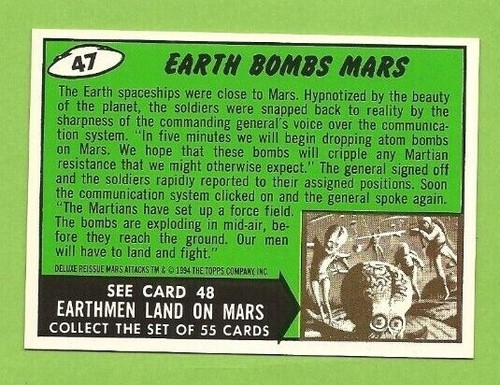 1994 Topps Mars Attacks Deluxe Complete Your Set U Pick - Picture 49 of 141