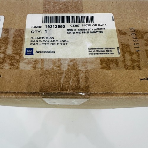 Front Molded Splash Guard Mud Flaps Black 07-14 Silverado 19212550 OEM GM - Picture 11 of 16