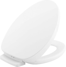 10349-0 Purewarmth Heated Quiet-Close Elongated Toilet Seat, Soft Close Toilet S