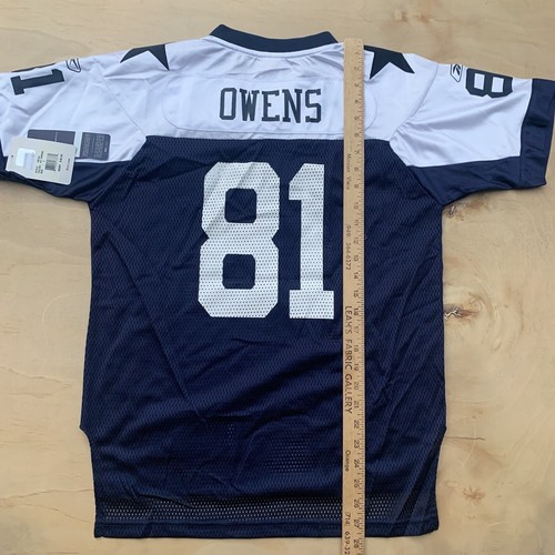 Deadstock Dallas Cowboys NFL Terrell Owens #81 YOUTH Jersey Vintage Collection L - Picture 8 of 9