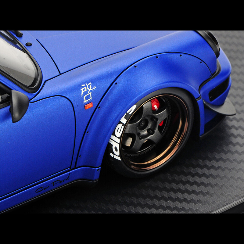 Ignition 1:18 Porsche RWB 911 964 Matt Blue Diecast Car Model