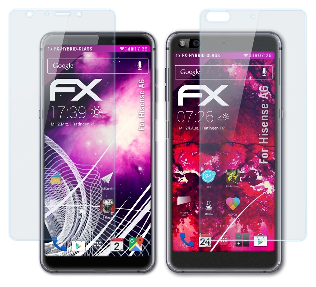 Protection écran AtFoliX Pour Fairphone 5 - Verre Trempé Hybride 9H, Anti-choc