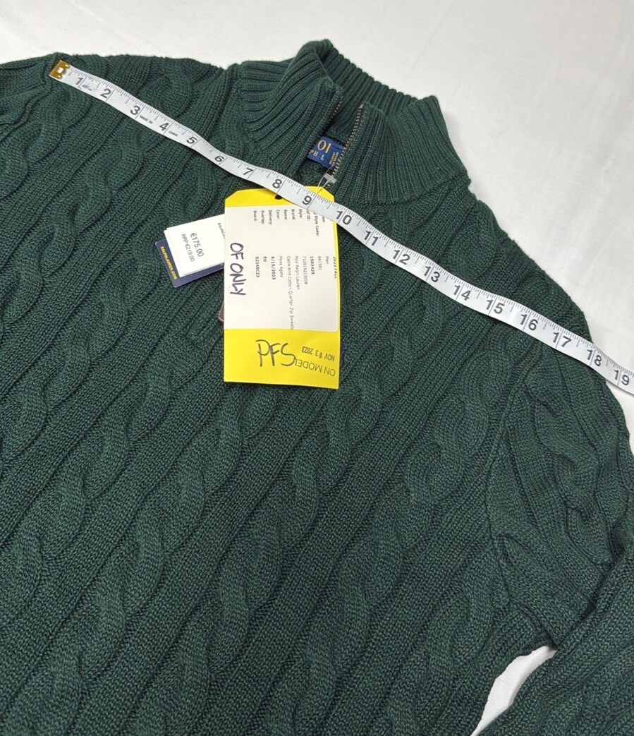 Polo Ralph Lauren strato di cotone grosso presenta iconico design cavo firma pony