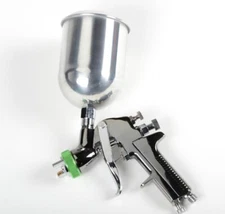 3 in 1 HVLP Air Spray Gun HVLP Auto Paint Sprayer Tool 1.7 2.0 2.5mm Nozzles Set