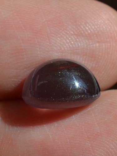 7.90 Ct 11.3x9.5 MM Green Purple Star Sapphire 6 Rays Lab Corundum GCS3424 - Picture 5 of 8