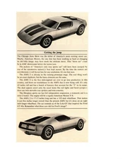 1969 AMX/2 PROTOTYPE ~ ORIGINAL SMALLER ARTICLE / AD