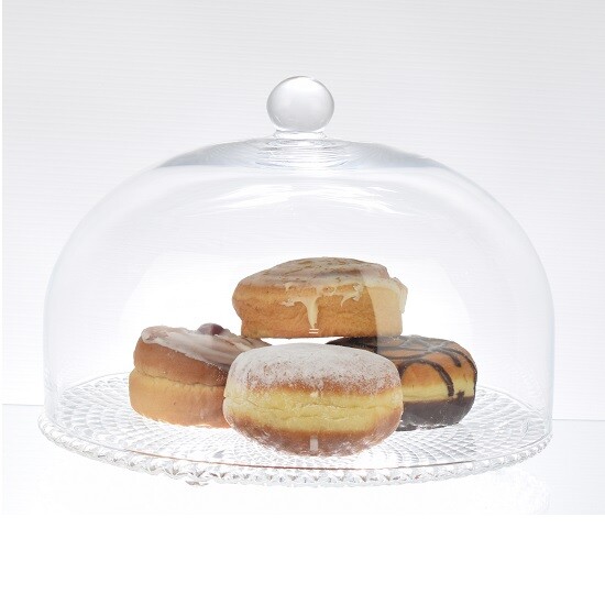 Handmade Glass Display Cover Cloche Dome Tall 18.5 cm x 27.5 cm