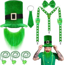 St. Patricks Day Leprechaun Costume Green Party