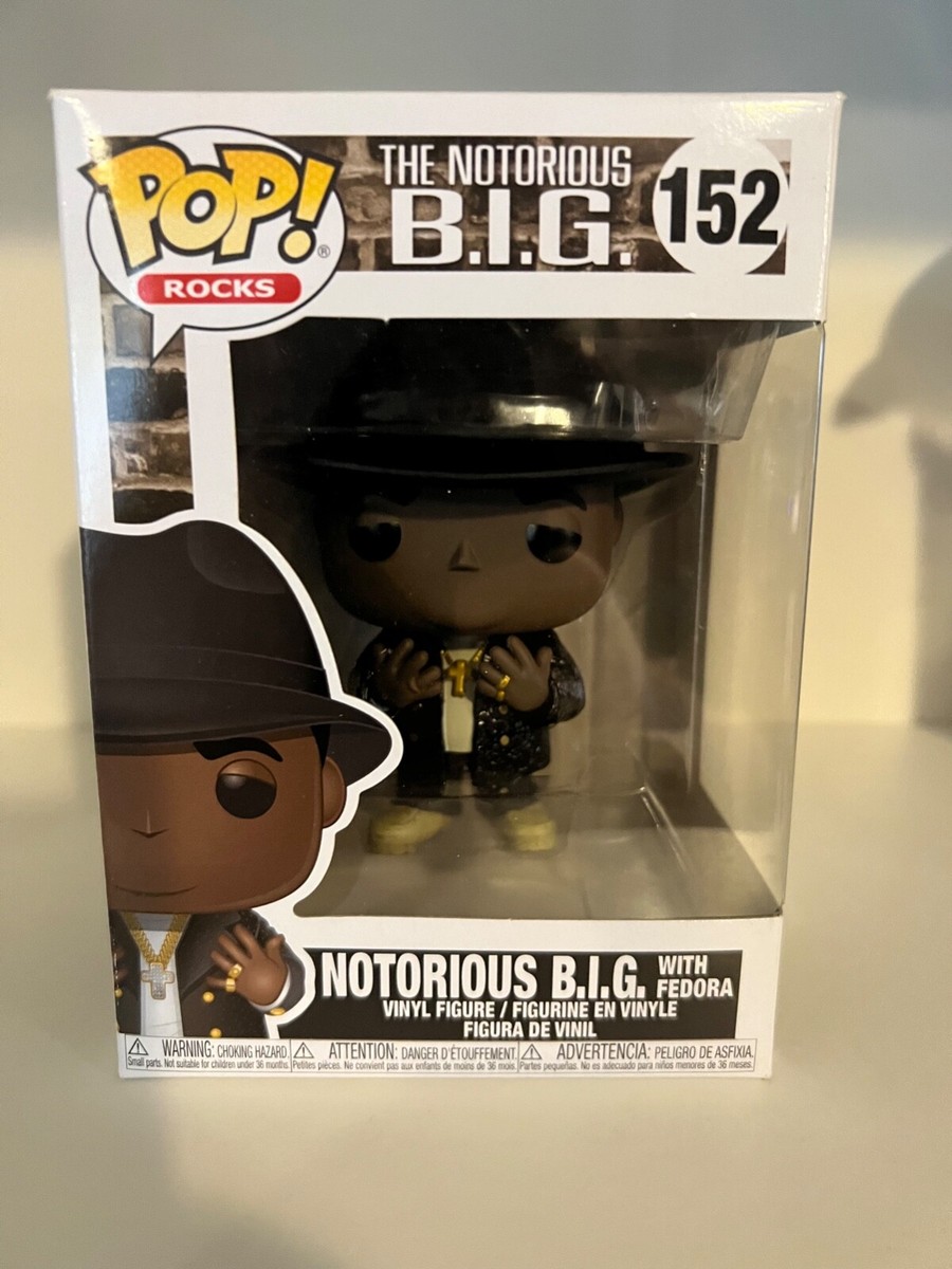 Notorious B.I.G. with Fedora Funko Pop Rocks #152 Biggie