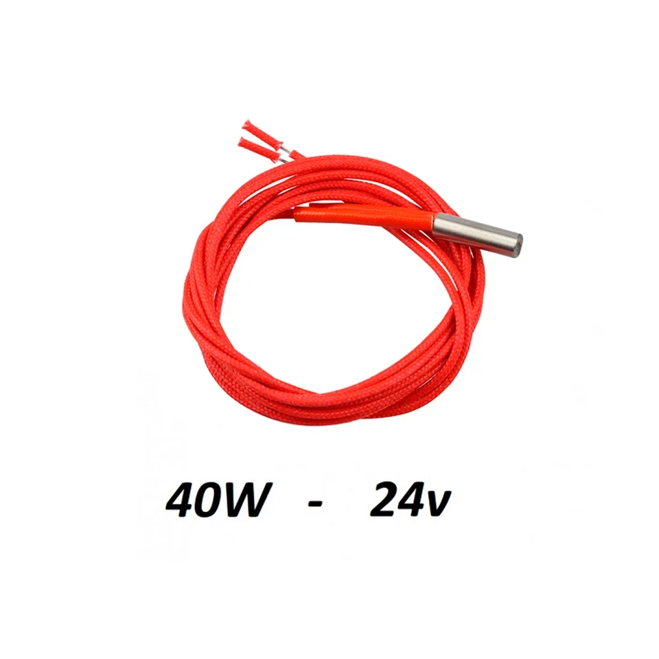 Cartucho calefactor calentador para bloque extrusor impresora 3D 24V 40W - Imagen 4 de 4
