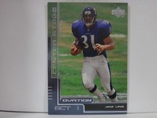 2000 Upper Deck Ovation Center Stage Ravens Football Card #CS6 Jamal Lewis