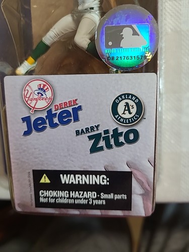 McFarlane Sportspicks 3" 2 Pack Mini Derek Jeter Barry Zito A’s Yankees Box 219 - Picture 5 of 8