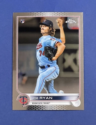 2022 Topps Chrome Joe Ryan Rookie RC #48 Minnesota Twins