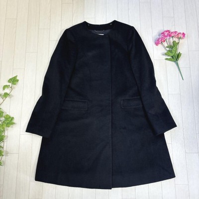 In good condition 23ku x RITA Loro Piana wool cashmere no-collar 