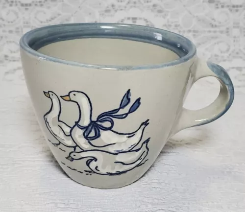 Vintage Gaggle of Geese Louisville Stoneware Coffee Mug 8 oz