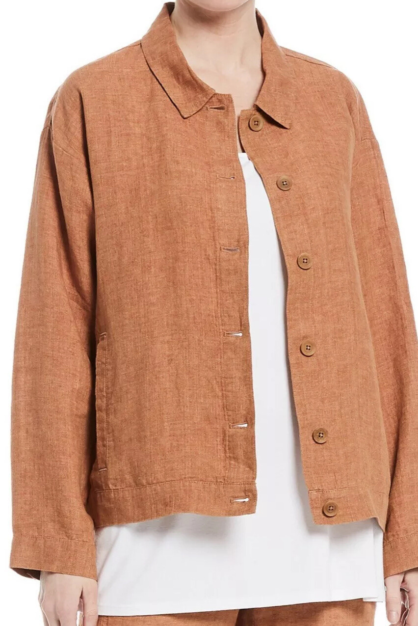 EILEEN FISHER S Washed Organic Linen 