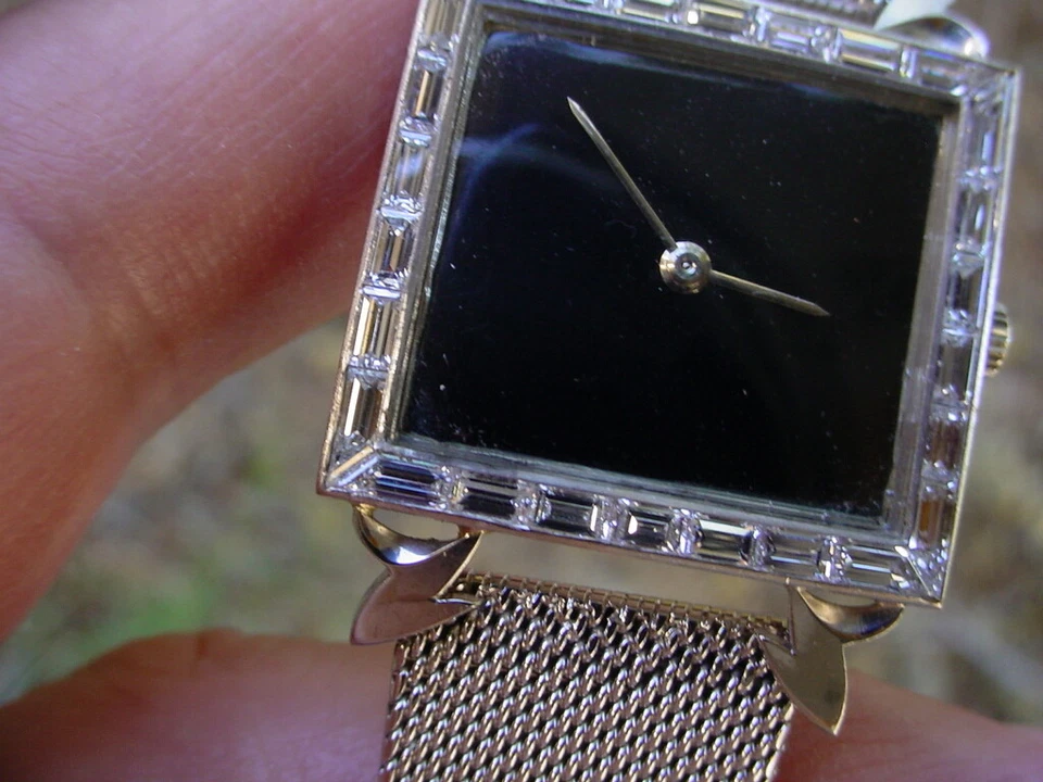 RARE!! Vintage Audemars Piguet 18K White Gold, 26 Baguette Diamonds, 2.9 Carats! - Image 4 of 4