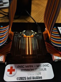 Ms Pac Man Midway Namco Arcade Machine Upright PCB - Daughter Board 40 Pin CABLE