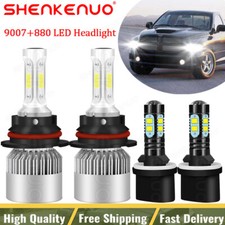 For Dodge RAM 1500 2500 3500 1995-2000 LED Headlight Hi&Lo Beam+Fog Light Bulbs