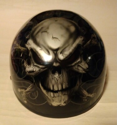 Daytona Skull Cap Motorcycle Helmet. Never Worn. Pre-owned.