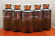 Bath and Body Works COZY VANILLA BOURBON 10ozs Shower Gel Wash x 5