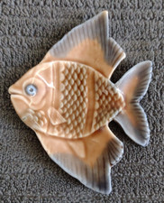Vintage Wade Porcelain Angel Fish Trinket Dish 4 inch x 3 inch