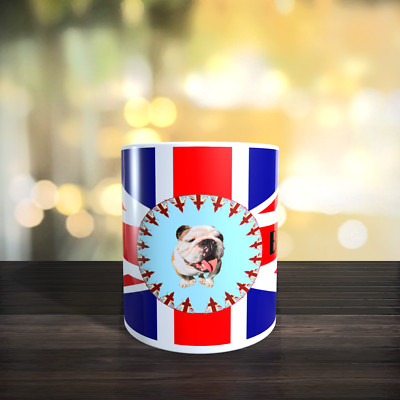 Bulldogge - Union Jack Buy British Becher mit - UK Manufacture