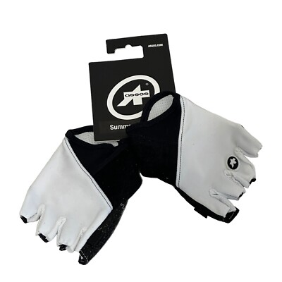 new XS Assos Summer S7 cycling gloves white high quality durability made n Italy