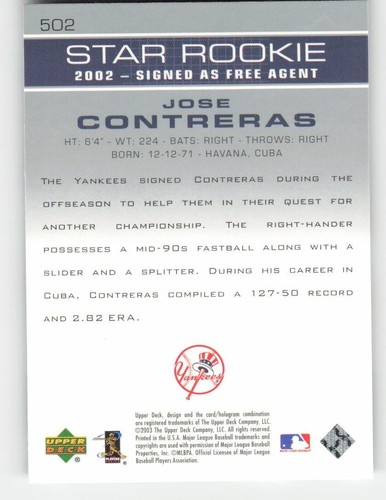 (11) Jose Contreras Rookie Card Lot MLB Baseball Cards Collection - Picture 20 of 24