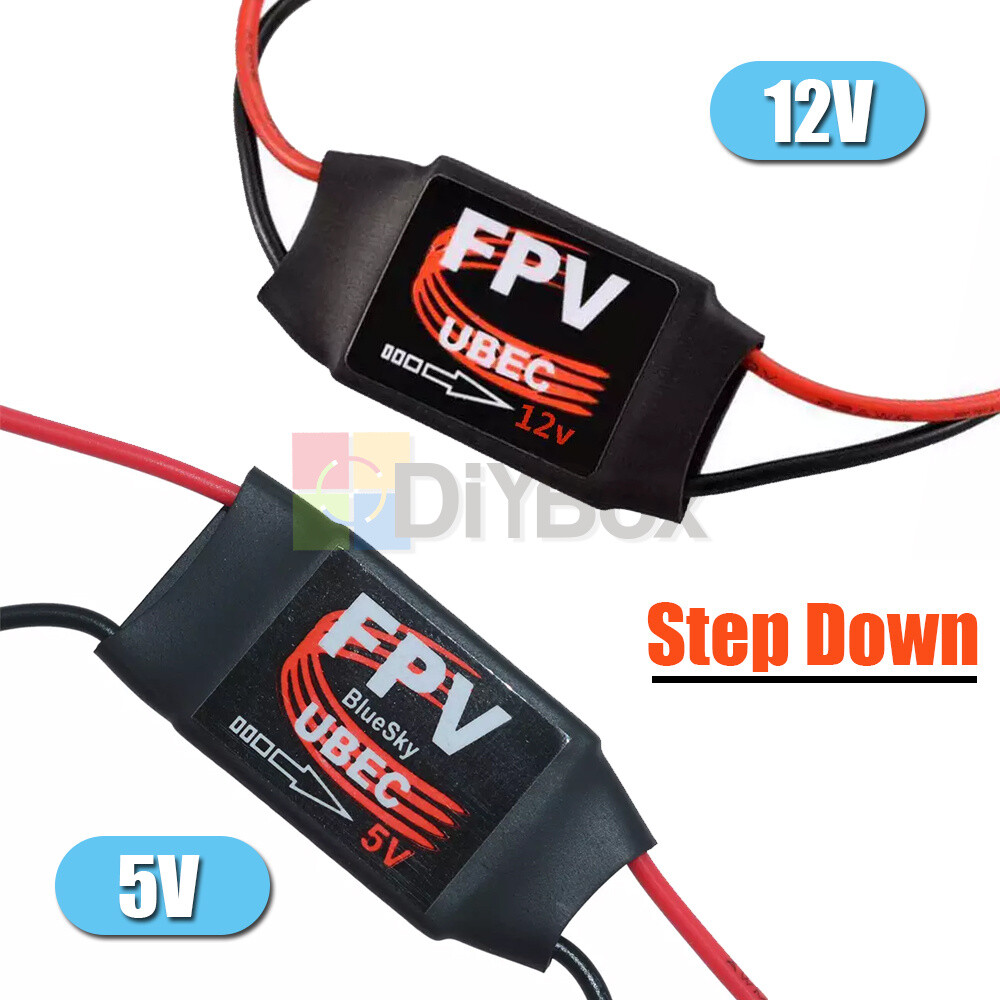 UBEC BEC Module d'alimentation 3 A 5 V/12 V 2-6S Lipo Voltage Step Down Module d'alimentation pour drone RC à aile fixe Quadcopter FPV UBEC BEC Module d'alimentation 3 A 5 V/12 V 2-6S Lipo Voltage Step Down Module d'alimentation pour drone RC à aile fixe Quadcopter FPV