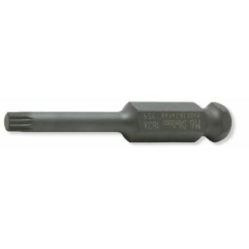 Koken 183X.75-M6 7/16 Inch Hex Dr. Bit XZN M6 Triple Square Length